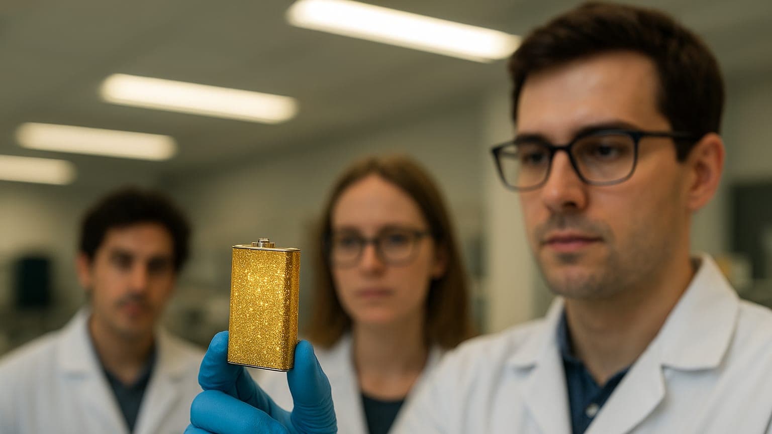 Gold Dust: The Shimmering Secret to Longer Lasting Batteries?