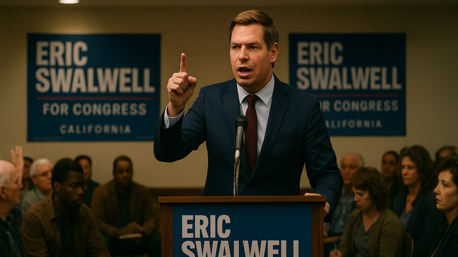 Scandal or Political Smear? Eric Swalwell Faces Allegations as Election Day Approaches!