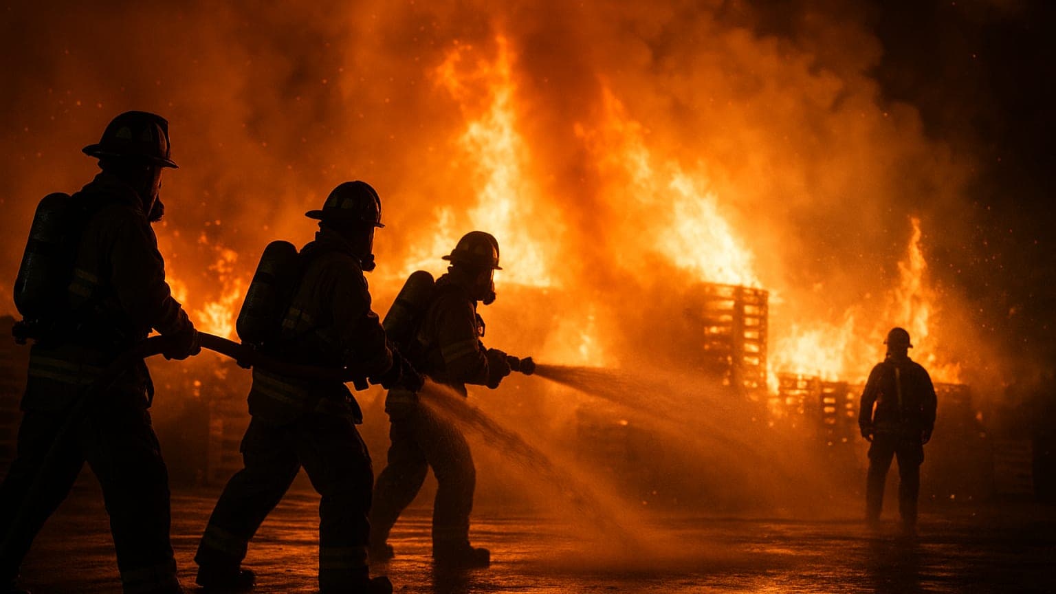 Fire Breaks Out at Sacramento Pallet Yard—No Injuries Reported!