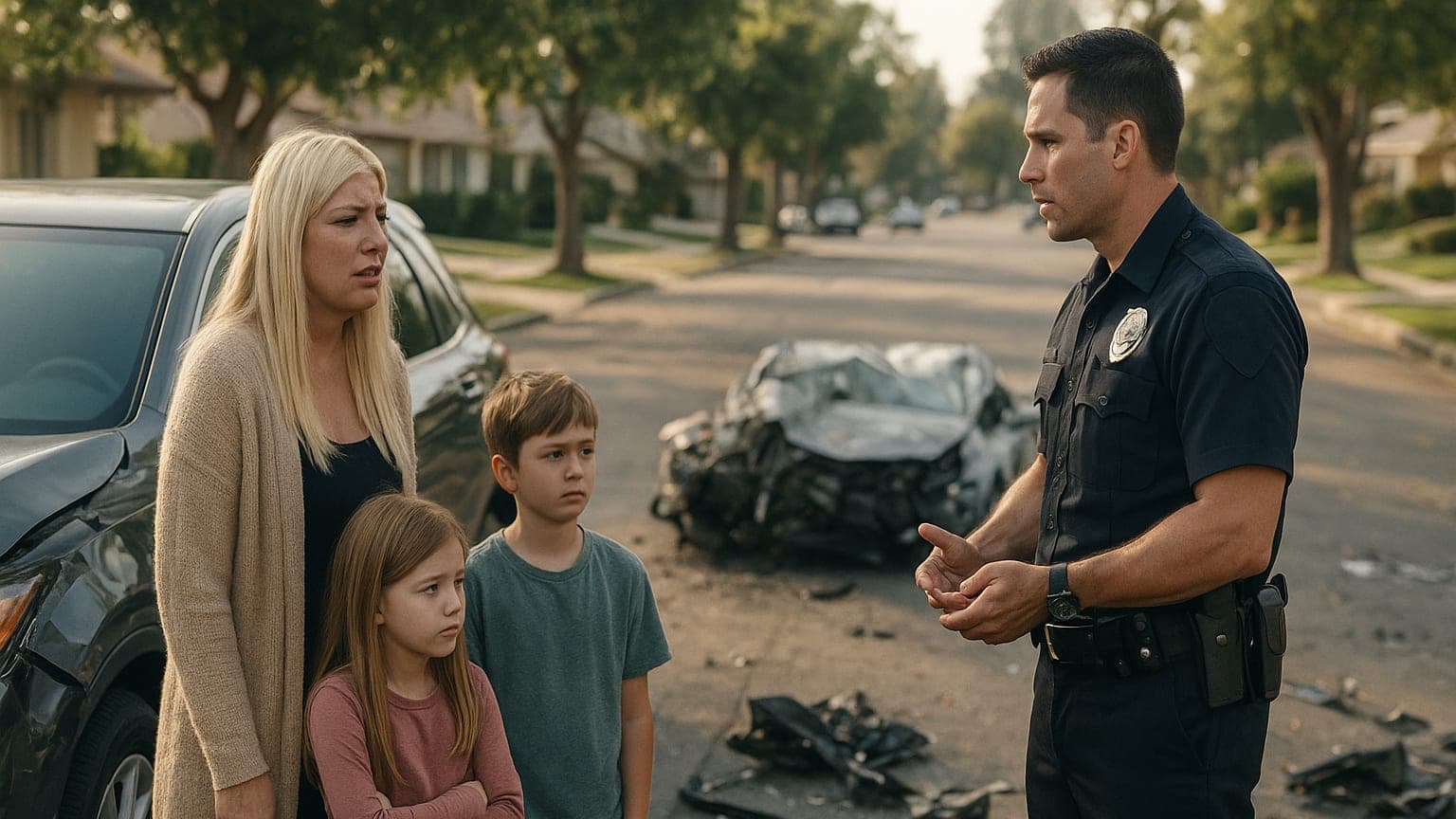 Tori Spelling's Close Call: A Car Crash That Could Have Been Worse!