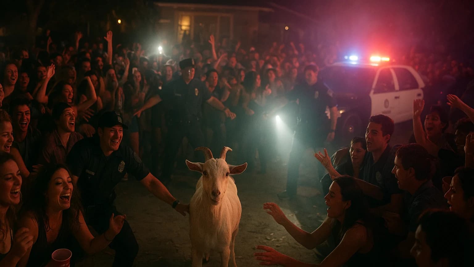 When a Goat Joins the Party: DDG, Blueface, and a Surprise Police Visit