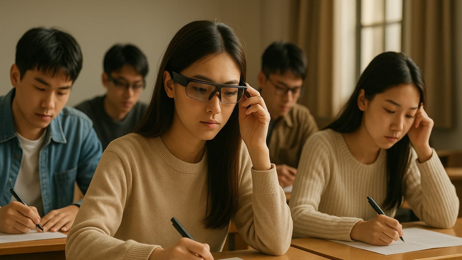 The Rise of Smart Glasses: Cheating to the Top in Chinese Universities!