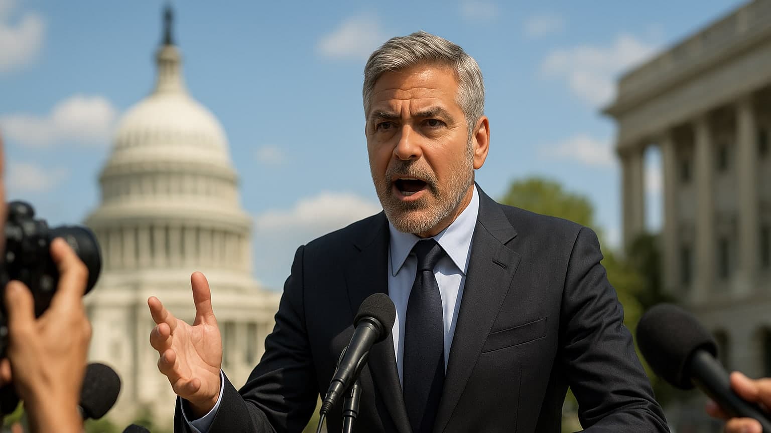 Clooney vs. Trump: The War of Words Amidst Global Tensions