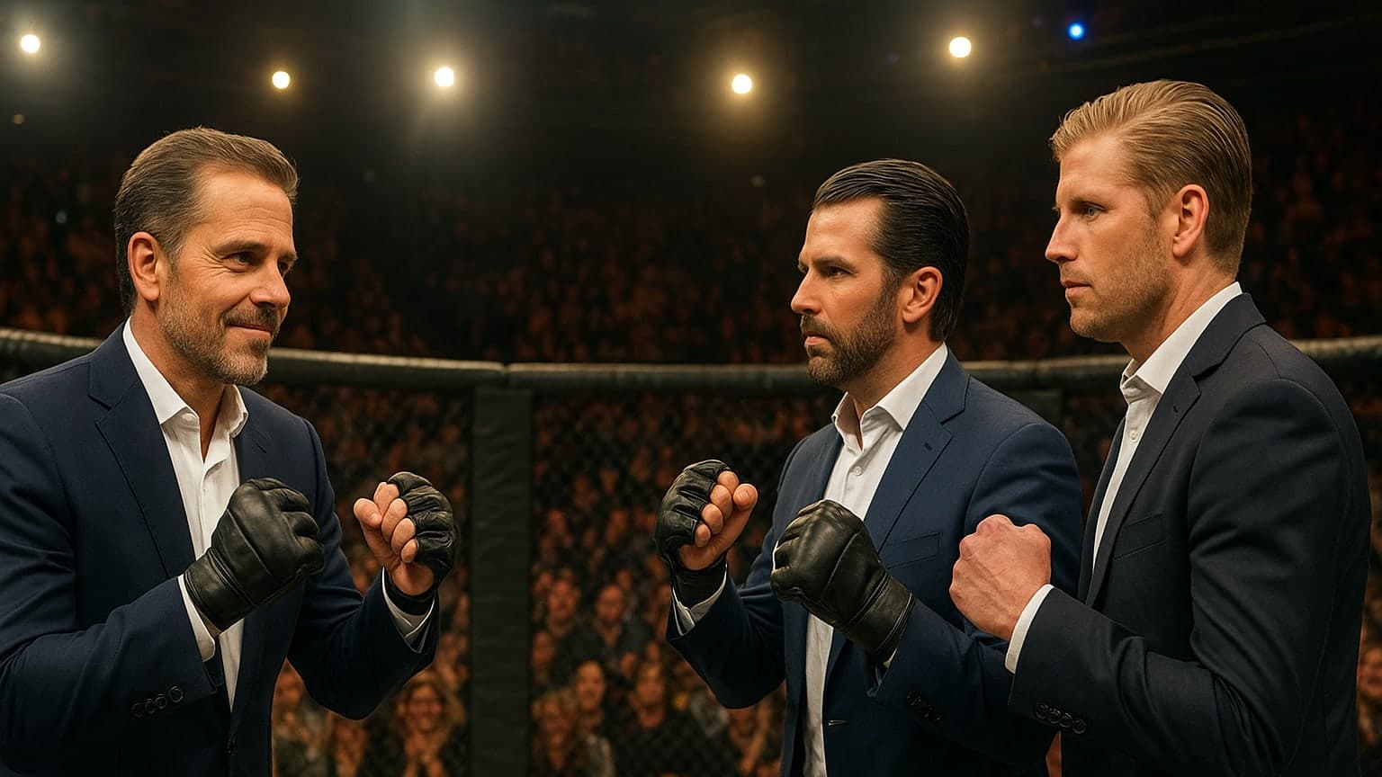 Cage Match Showdown: Hunter Biden vs. Trump Bros—Who Will Win?