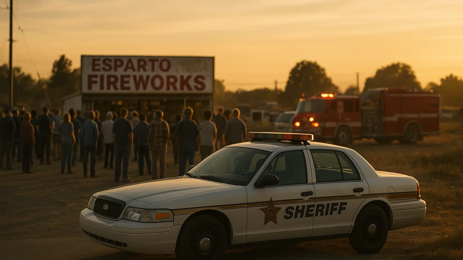 Shocking Esparto Fireworks Explosion: Three Arrested in a Neglected Tragedy