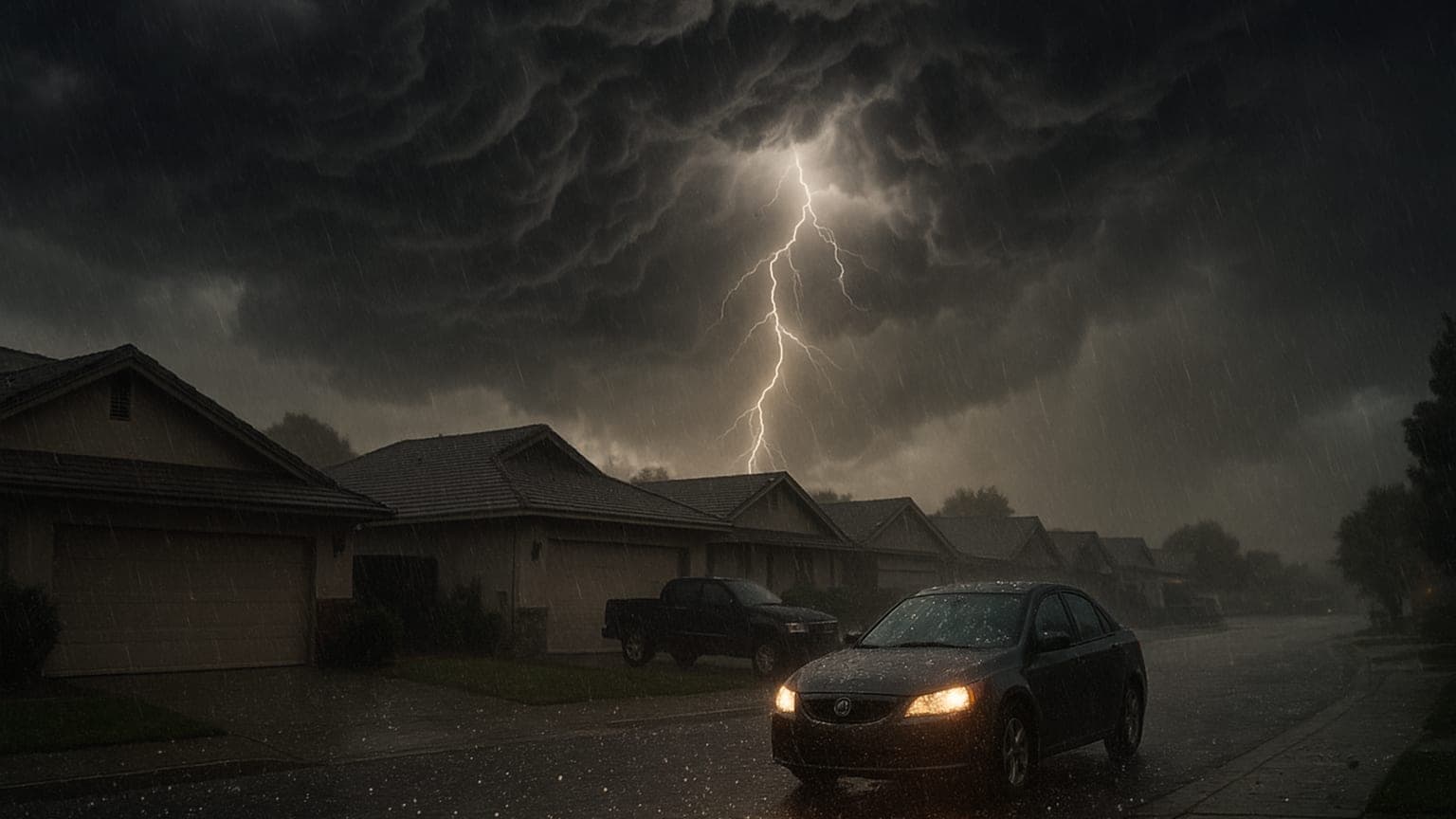 Storm Watch: Thunderstorms and Hail Set to Shake Up San Joaquin and Stanislaus Counties!