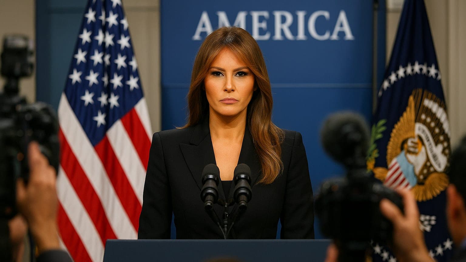 Melania Trump's Sudden Press Conference: A Bold Denial or a Calculated Move?