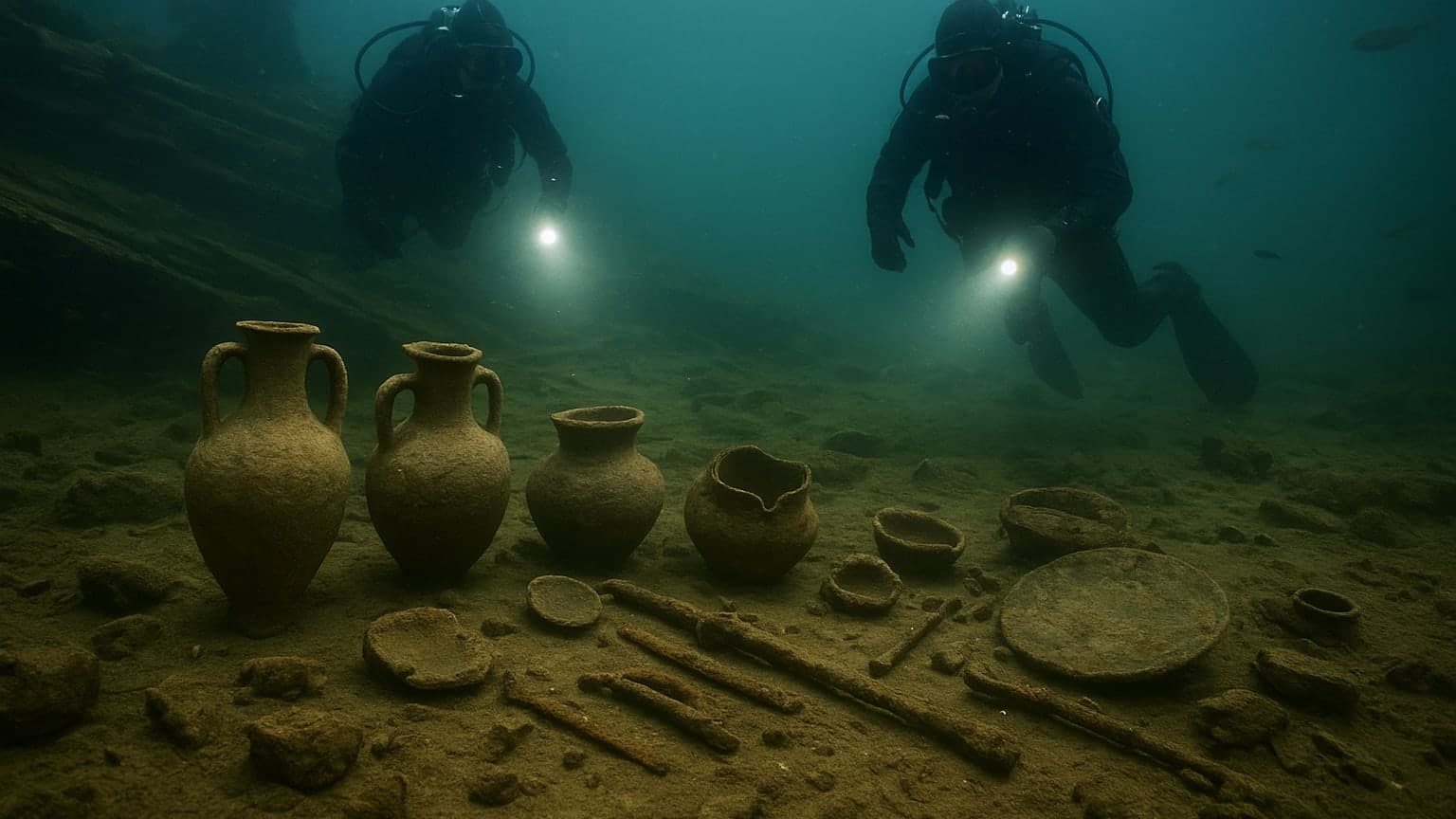Unearthing History: A 2,000-Year-Old Shipwreck’s Treasures Found in a Swiss Lake!