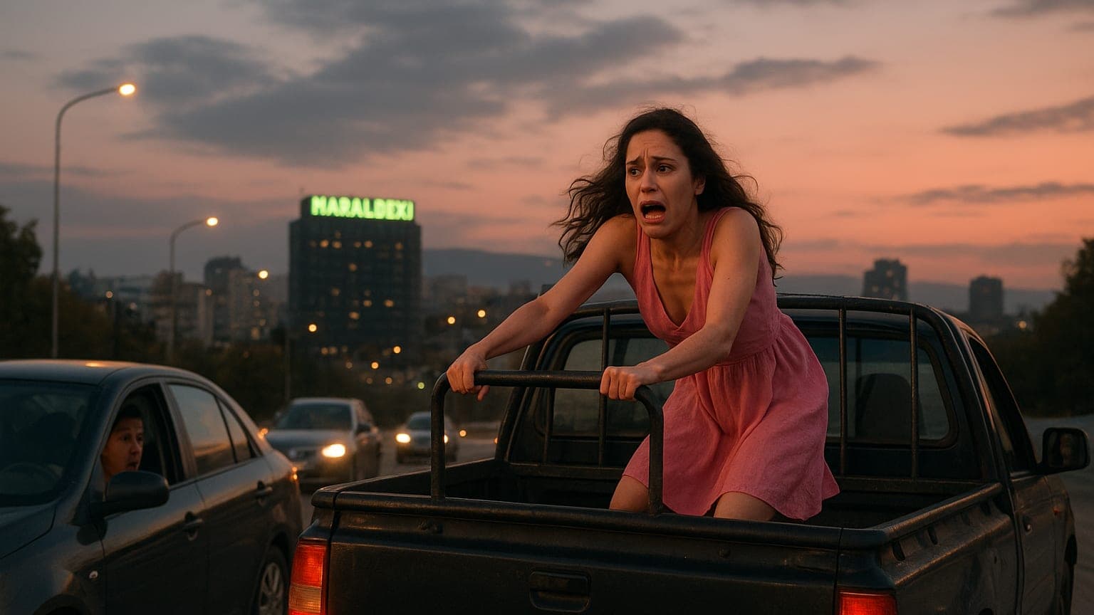 Jealousy Goes Mobile: The Wild Tale of a Woman Clinging to a Truck!