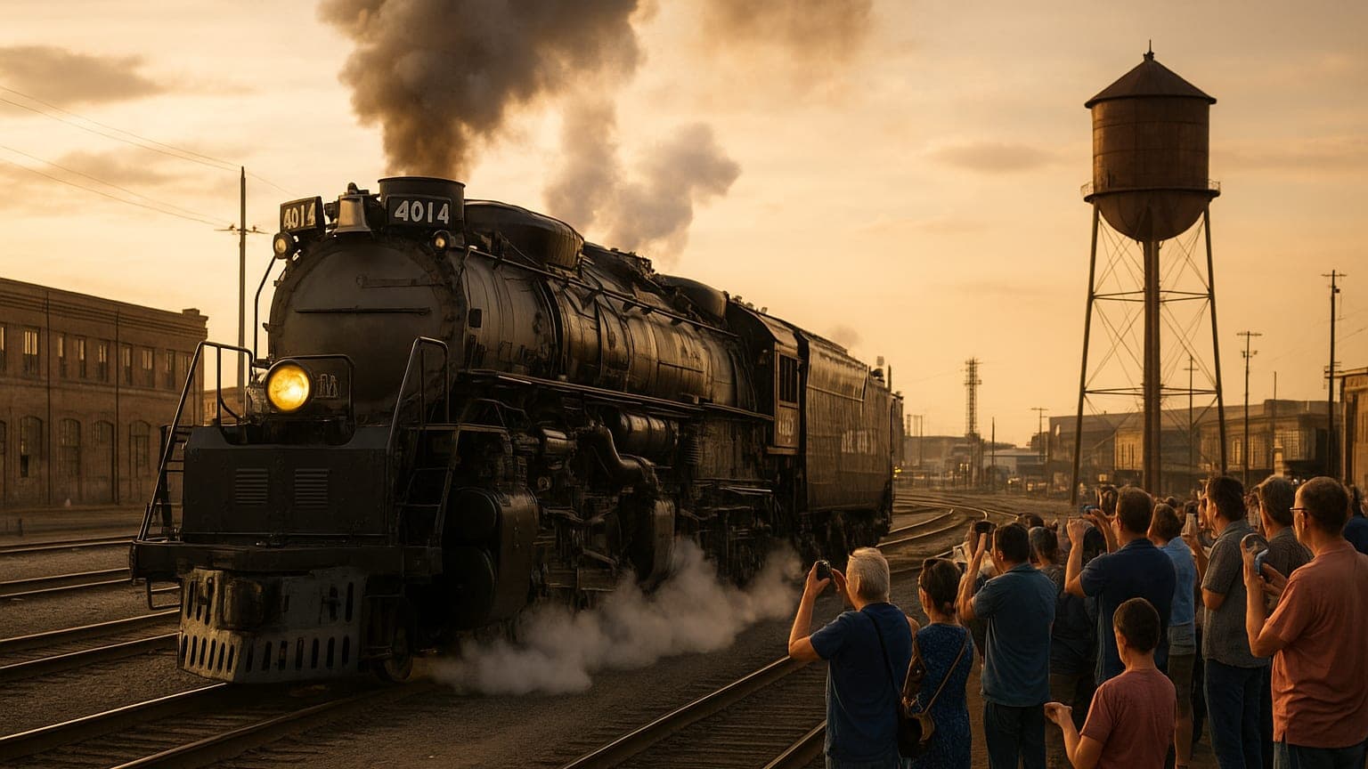 All Aboard the Big Boy: Steam Locomotive Rolls Out for a Historic Journey