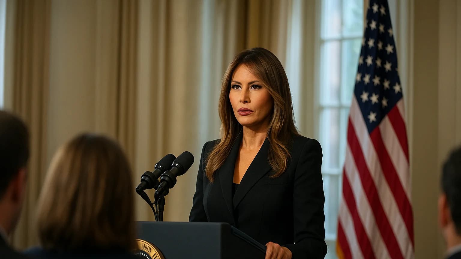 Melania Trump’s Shocking Press Conference: Setting the Record Straight or Just a Distraction?