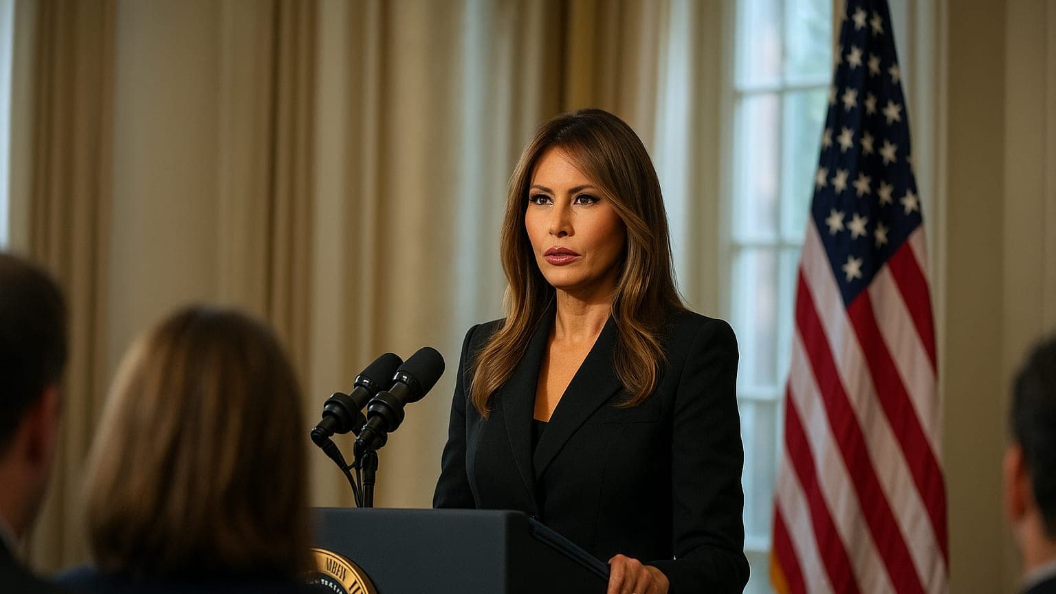 Melania Trump’s Shocking Press Conference: Setting the Record Straight or Just a Distraction?