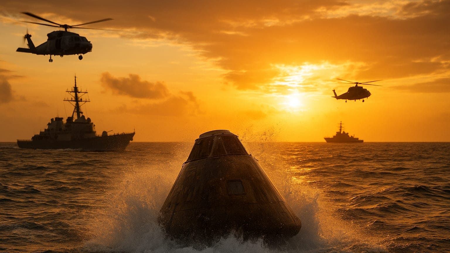 Splashdown and Surprises: The Artemis II Crew's Historic Return from the Moon!