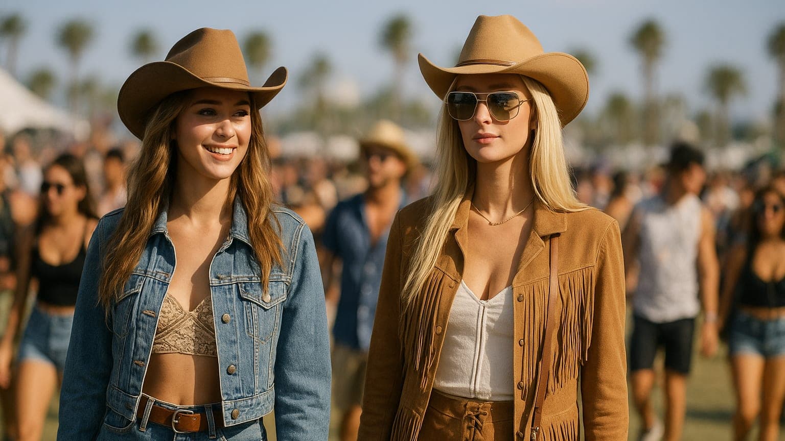 Yeehaw! Celeb Cowboy Chic Steals the Spotlight at Coachella