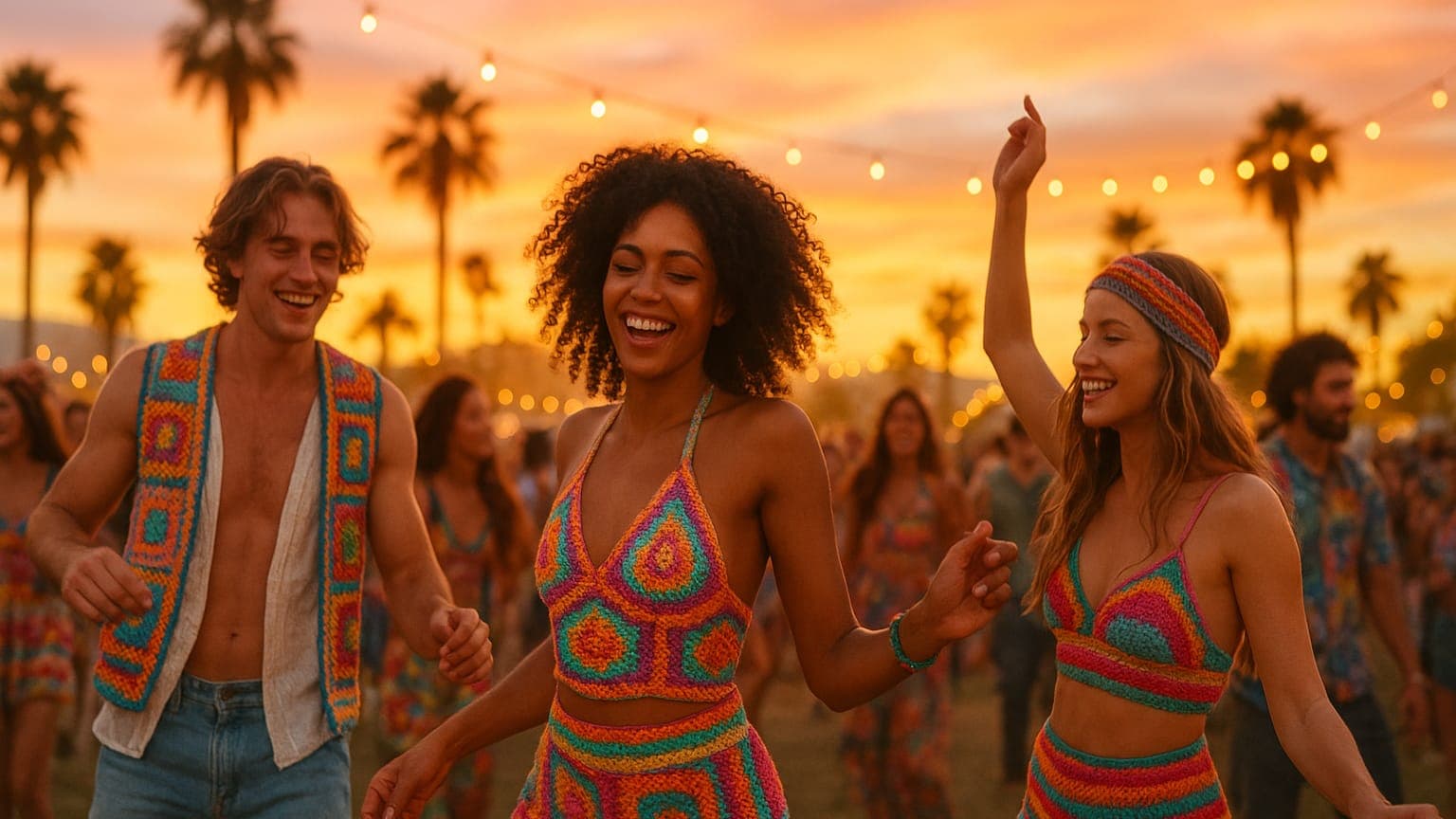 Coachella's Crochet Craze: Stitching Together Style and Fun!
