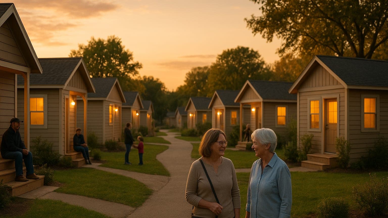 From Tents to Tiny Cabins: A Heartwarming Transformation in Bloomington