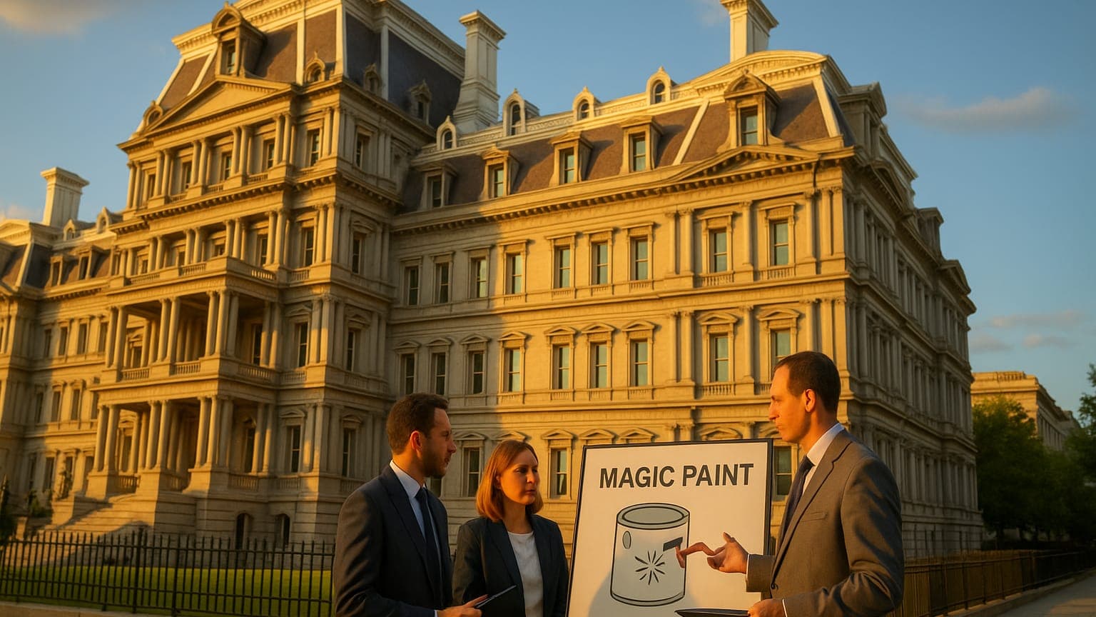 Trump's 'Magic Paint' Proposal: A Bright Idea or a Recipe for Disaster?