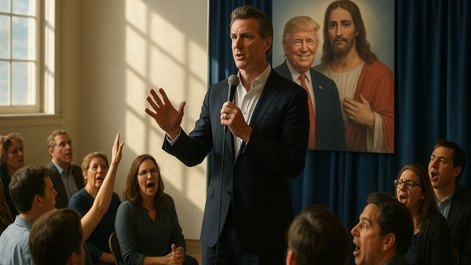 When Politics Gets Personal: Newsom's Jab at Trump Takes a Controversial Turn