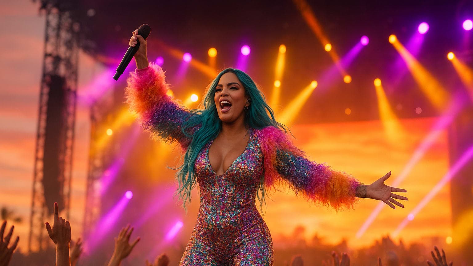 Latina Power: Karol G's Historic Coachella Headlining Performance Rocks the Stage!