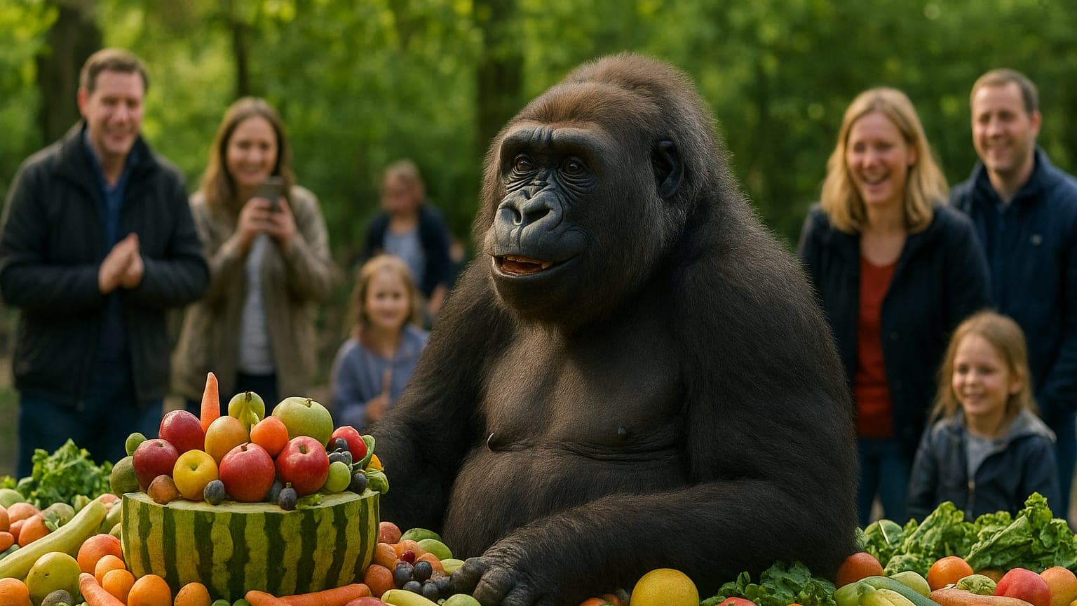 Fatou's 69th Birthday Bash: A Gorilla Celebration Like No Other!
