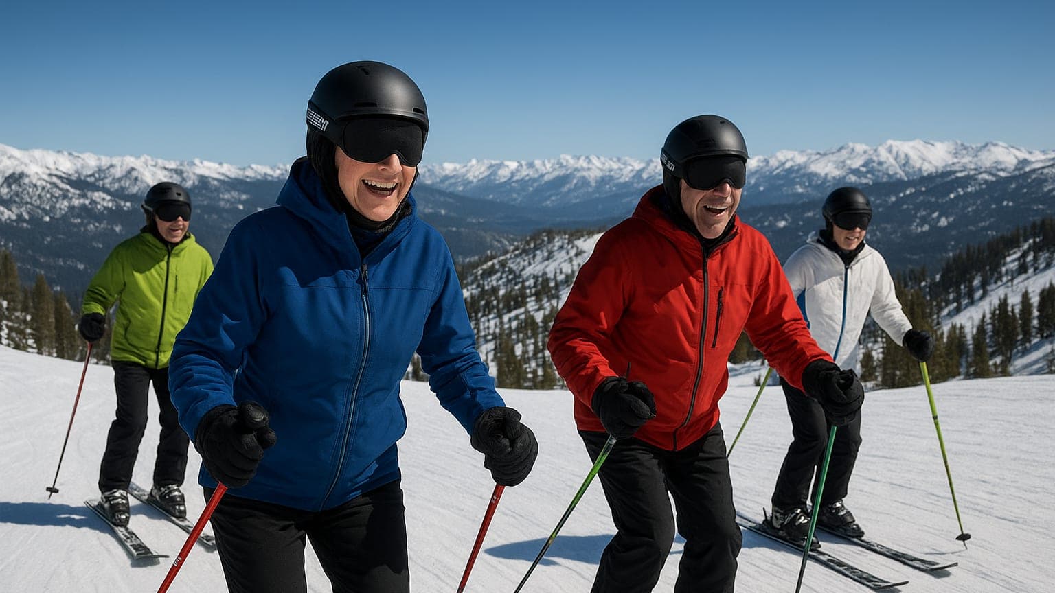 Adventure Unseen: Blind Skiers Take on the Slopes at Palisades Tahoe
