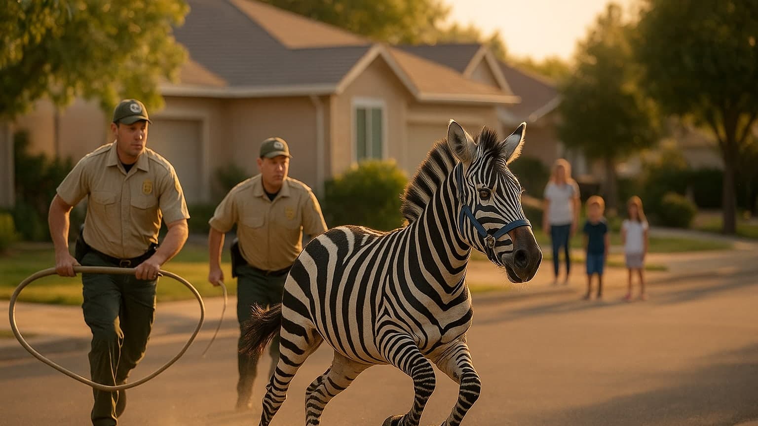 Zebra on the Loose: How Zeus Turned Lincoln Into a Wild Chase Scene!