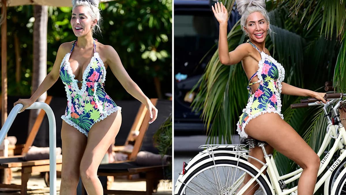 Farrah Abraham Sizzles in Floral Swimwear—Catch the Poolside Drama!