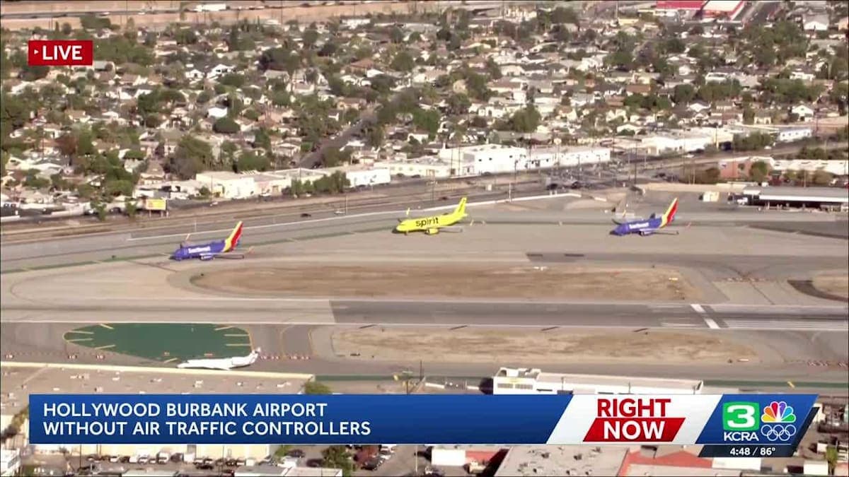 Grounded at Burbank: Air Traffic Controllers Call in Sick, Chaos Ensues!