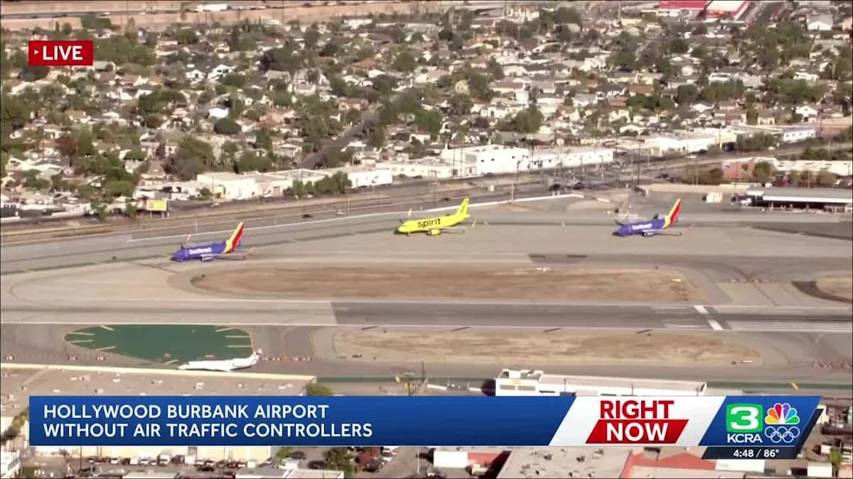 Grounded at Burbank: Air Traffic Controllers Call in Sick, Chaos Ensues!