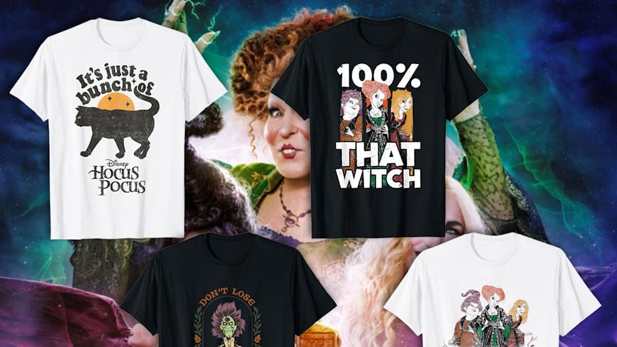 Witching Hour Fashion: Unveiling the Spooktacular "Hocus Pocus" T-Shirt Collection!