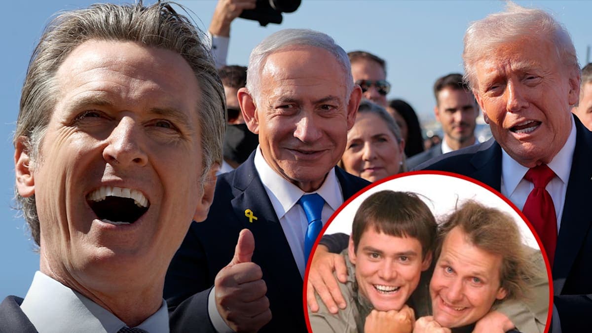 Gavin Newsom's Hilarious Troll of Trump and Netanyahu: The 'Dumb and Dumber' Dilemma!