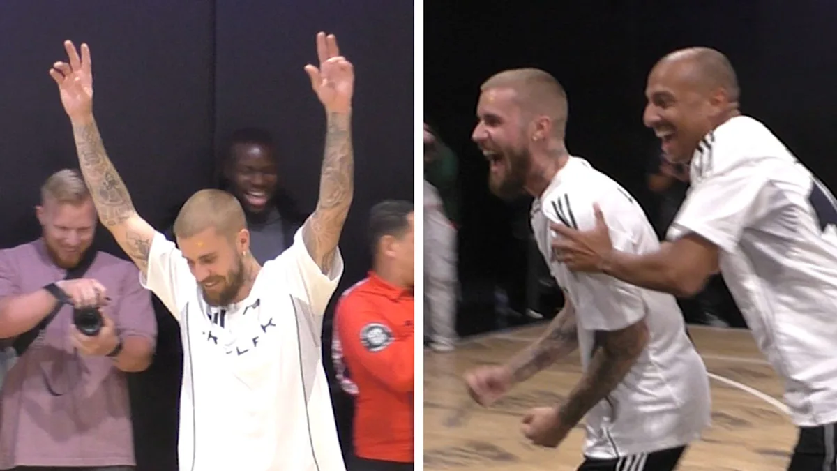 Bieber's Epic Trick Shot: When Soccer Meets Celebrity Magic!
