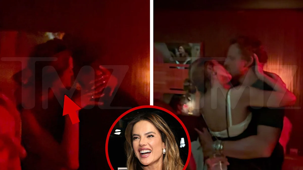 From Catwalk to Kiss: Alessandra Ambrosio Turns Up the Heat at Victoria's Secret After-Party!