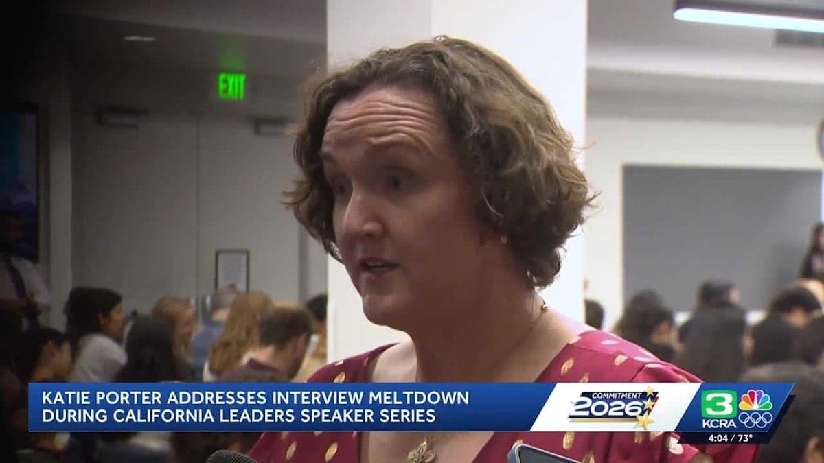Katie Porter’s Interview Drama: A Walkout and an Apology