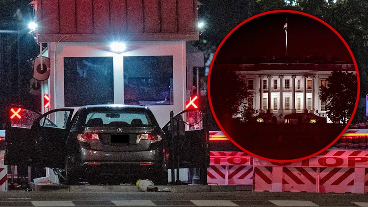 Crashed the Party: Driver Arrested After White House Security Gate Snafu