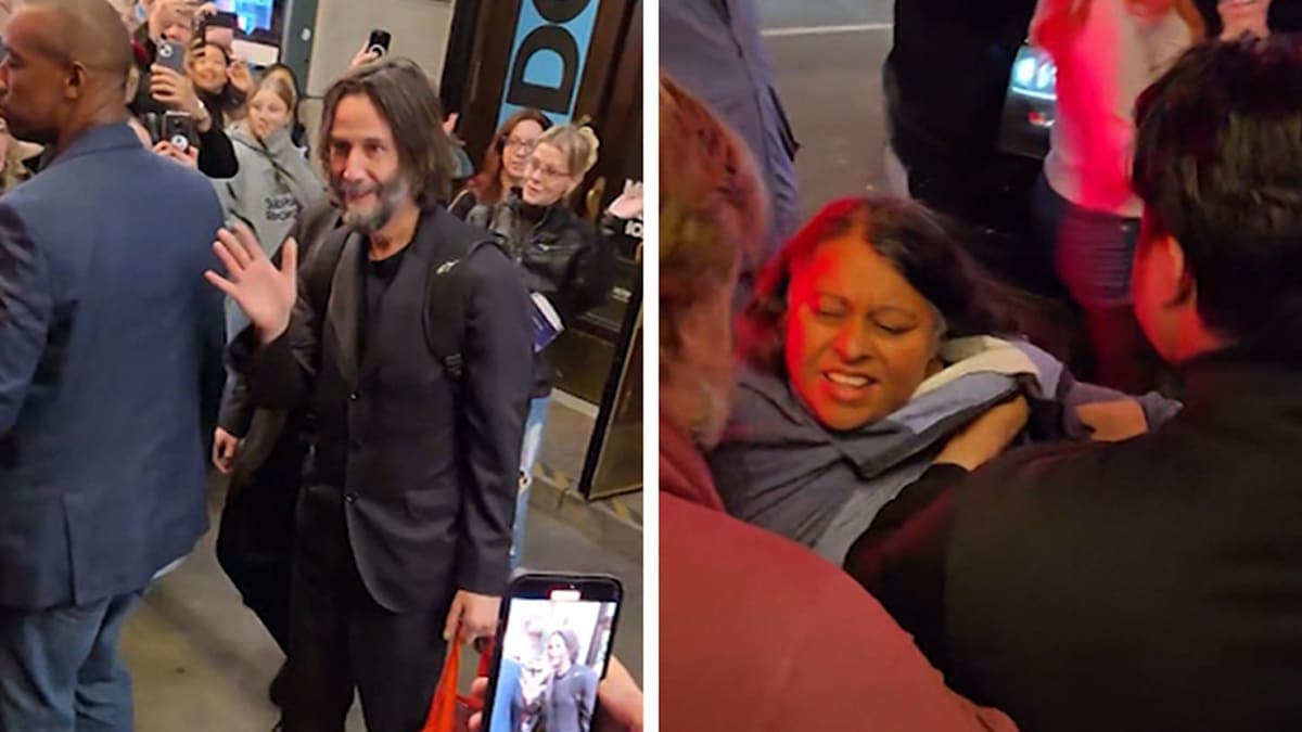 Keanu Reeves and the "Divine Wife": A Wild Fan Encounter that Went Viral!