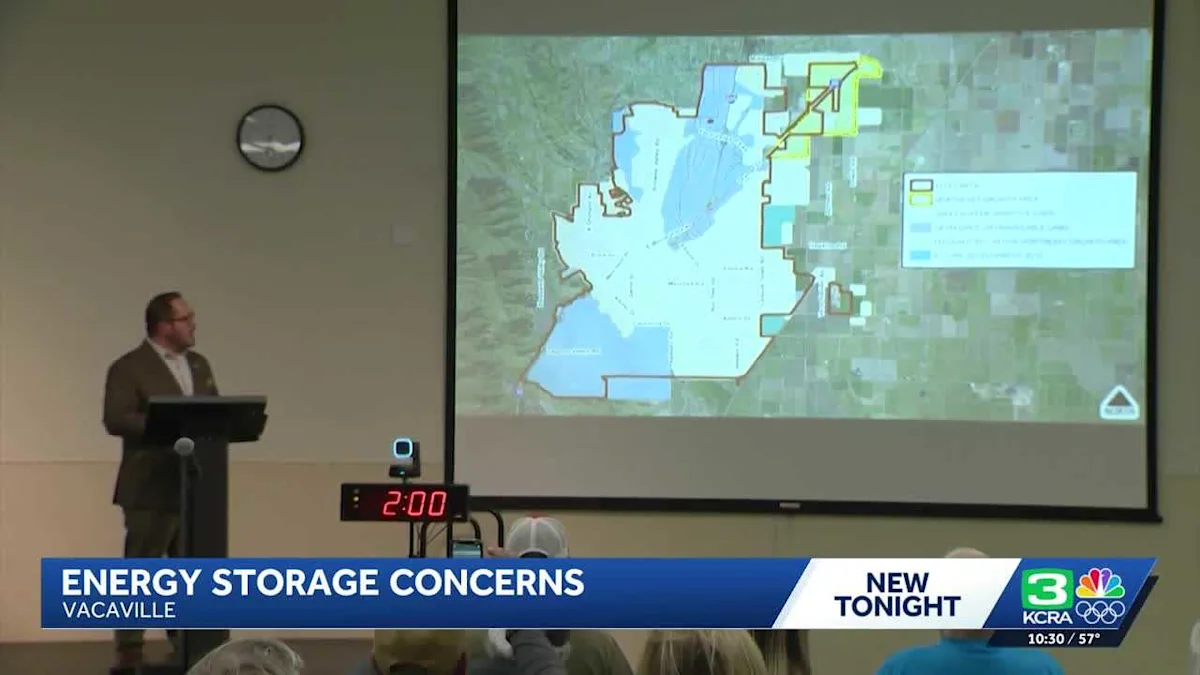 Fire in the Sky? Vacaville Residents Push Back on Battery Storage Plans!