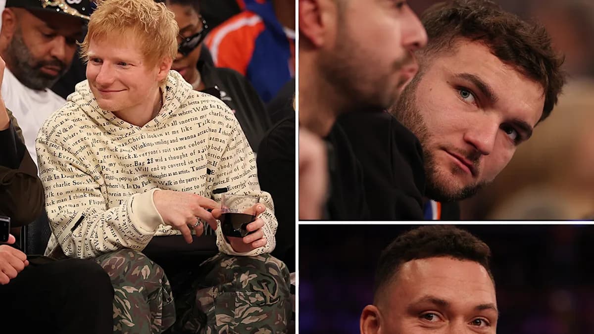 Star Power Shines at Knicks' Opener: Ed Sheeran, Aaron Judge, and a Surprising Rookie Steal the Show!