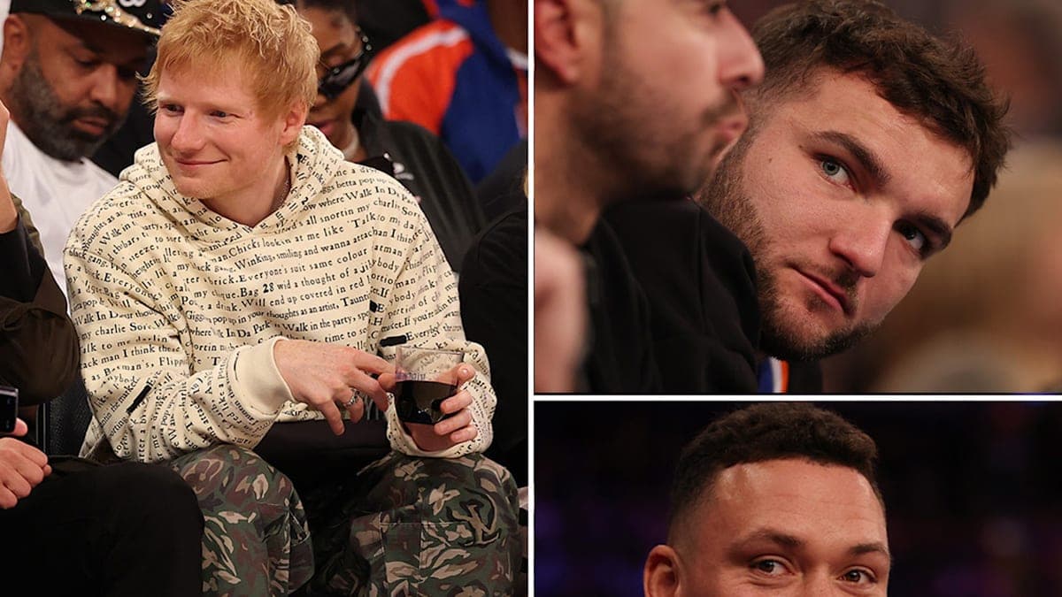 Star Power Shines at Knicks' Opener: Ed Sheeran, Aaron Judge, and a Surprising Rookie Steal the Show!