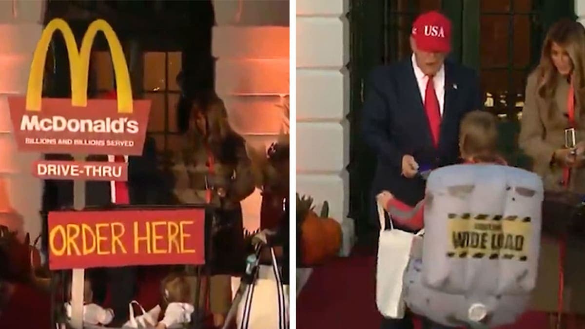 Trick-or-Treating at the White House: Sweet Moments with Trump and Melania!