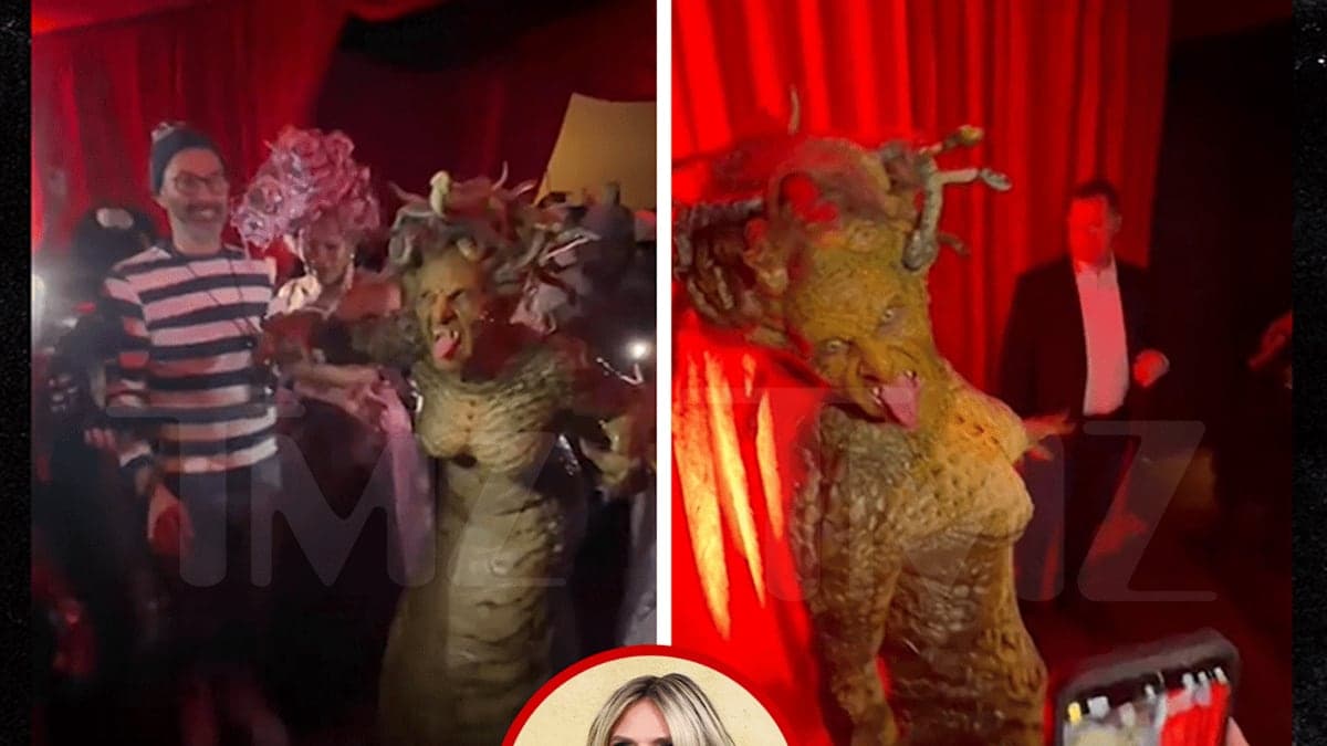 Heidi Klum Goes Full Medusa at Her Halloween Bash—And We’re Here for It!