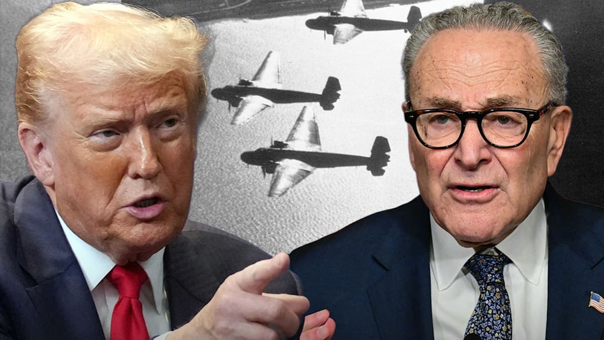 Trump's "Kamikaze Pilot" Jab at Schumer: A Shutdown Showdown!
