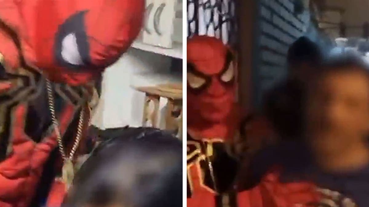 Spider-Man Saves Halloween: Peruvian Police Make Heroic Drug Bust