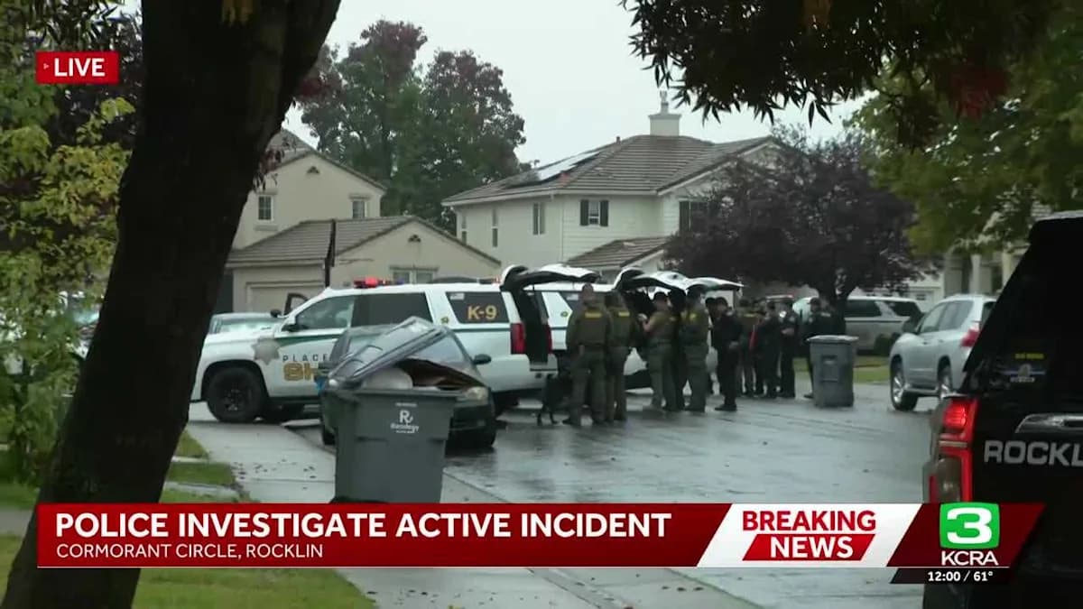 Police Activity in Rocklin - Not Your Usual Neighborhood Drama
