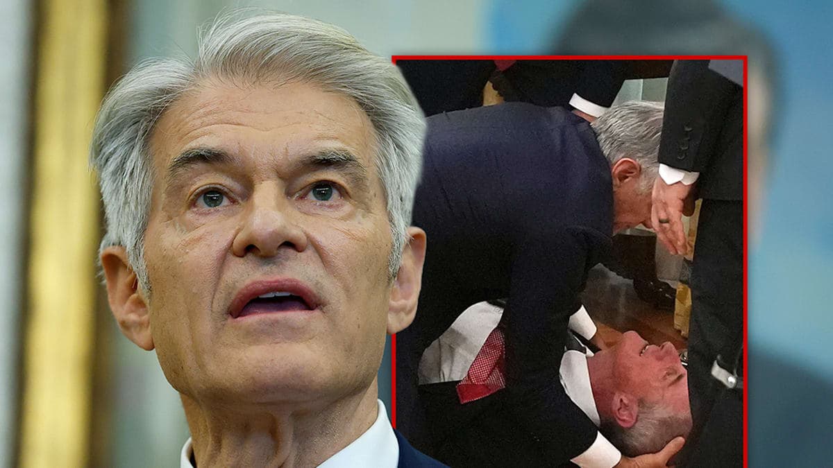 Dr. Oz to the Rescue: Medical Emergency Flips Oval Office Meeting Upside Down!