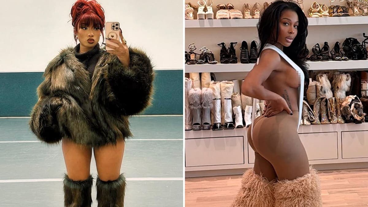 Fur Boots Showdown: Megan Thee Stallion vs. Jayda Cheaves! Who's Your Style Queen?