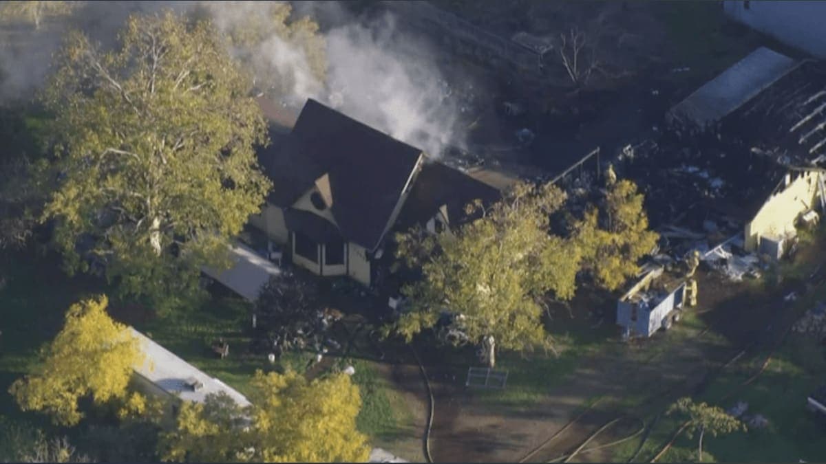Flames and Fur: A Rio Linda Home's Fiery Fiasco!