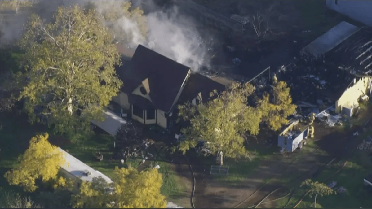 Flames and Fur: A Rio Linda Home's Fiery Fiasco!