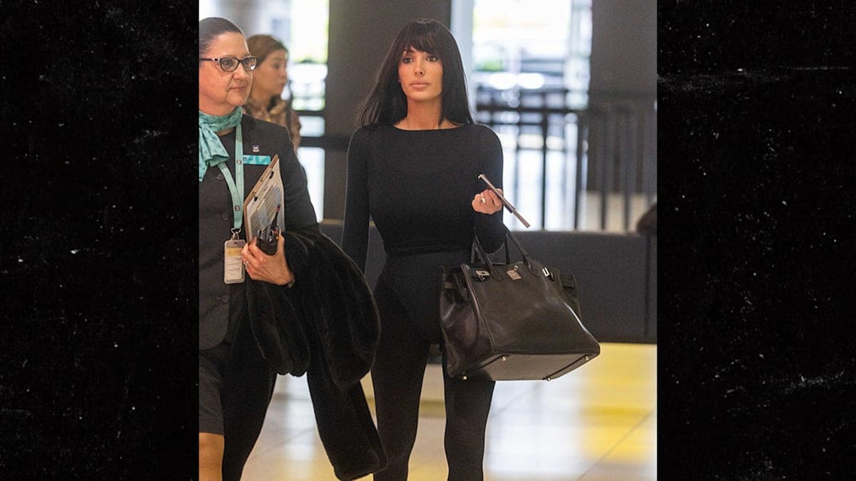 Bianca's Bold Fashion Statement: Thong Bodysuit at the Airport!