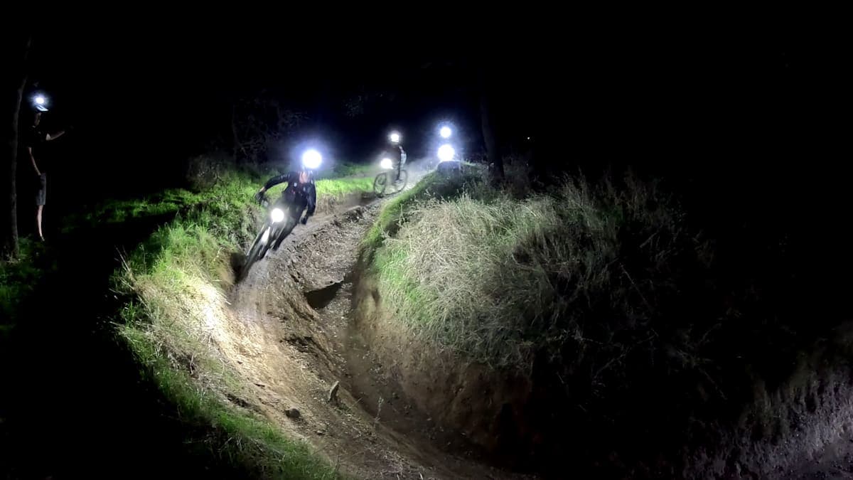 Riding Into the Night: Folsom's Mountain Bikers Illuminate the Darkness!